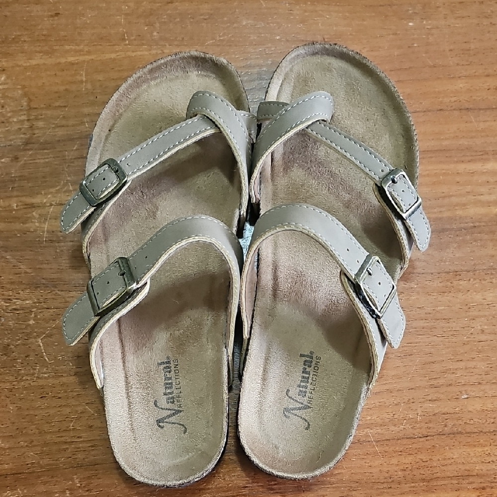 Natural Footwear Sandals with Buckle Straps